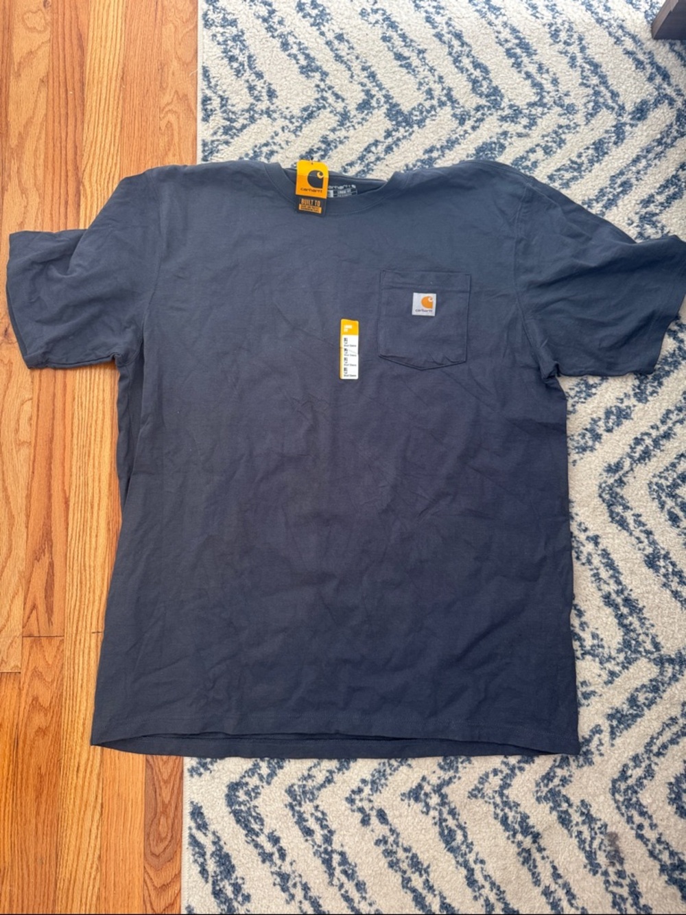 Carhartt Gray Short Sleeve Pocket Work T-Shirt
